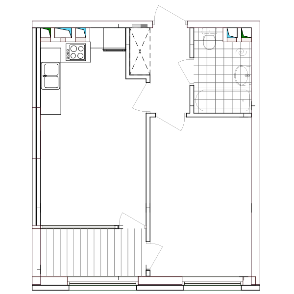 Flat plan