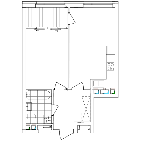 Flat plan