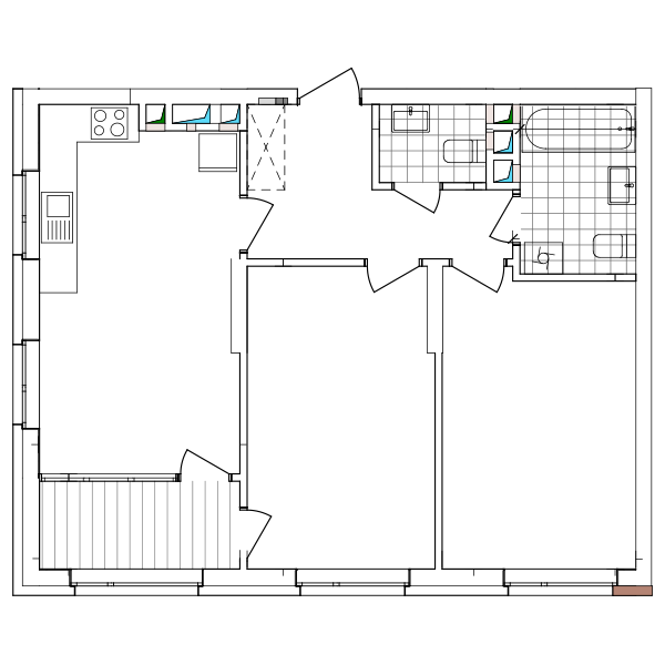 Flat plan