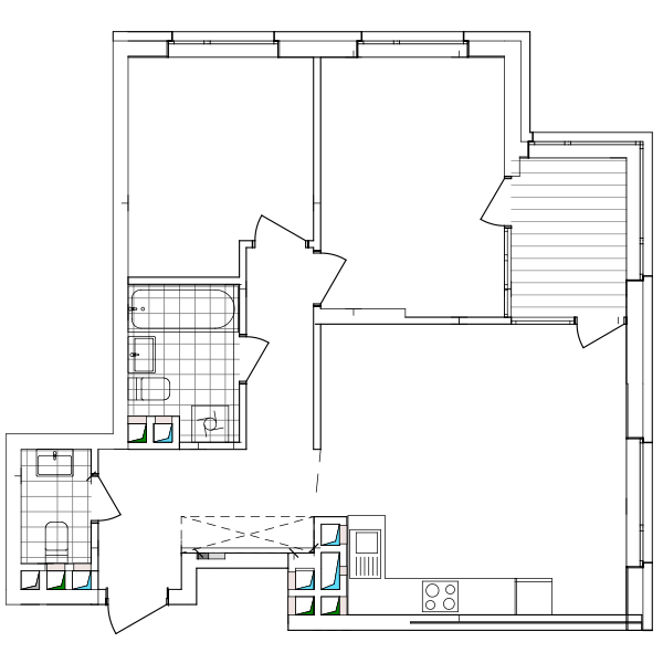 Flat plan